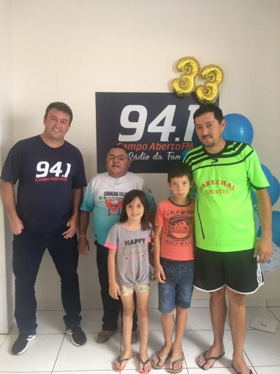 Campo Abeto FM está com programação especial dos 33 anos